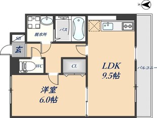 アムール　レオの物件間取画像